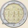 Litvánia emlék 2 euro 2018_2 ''  Táncfesztivál '' UNC 